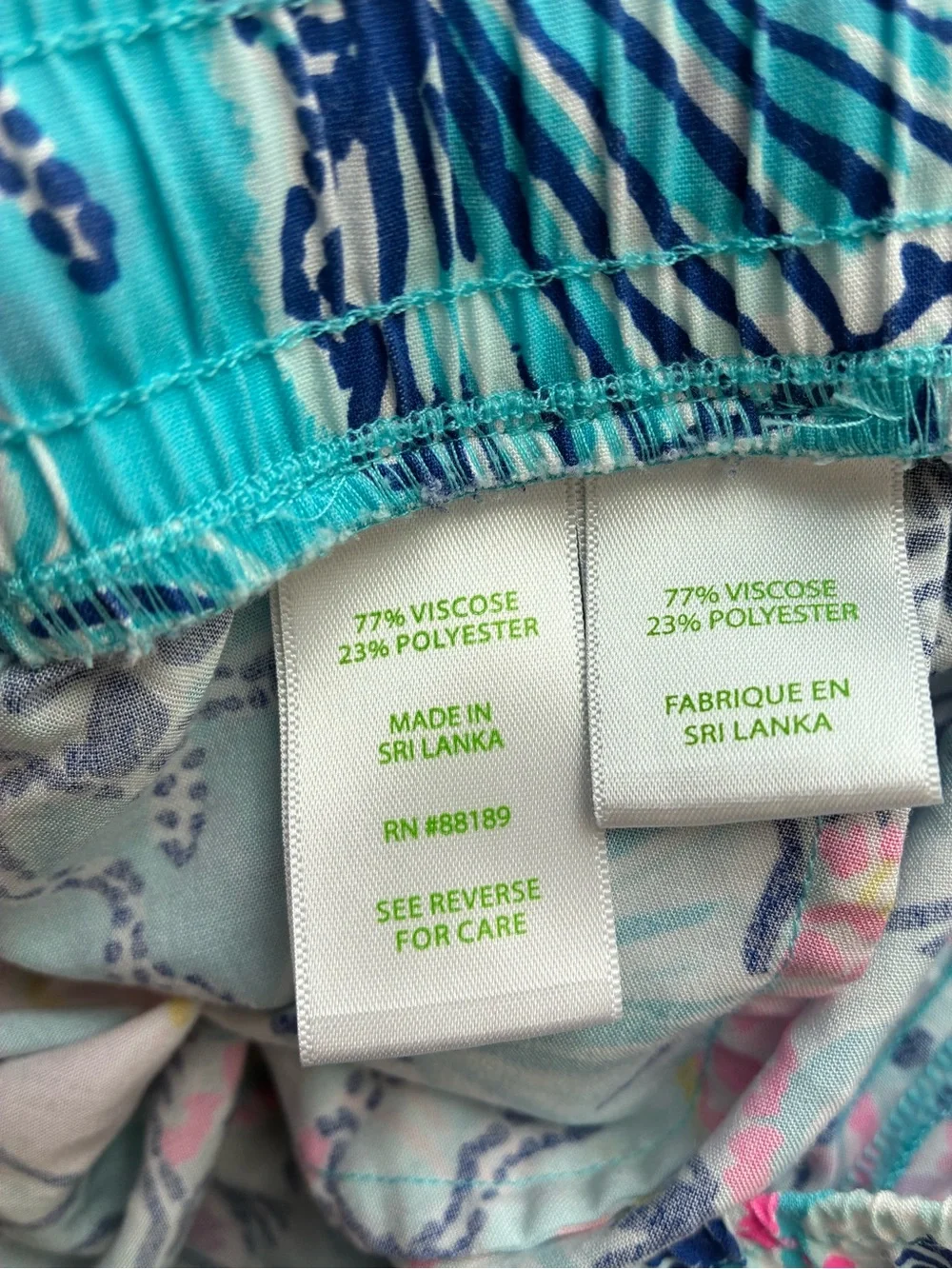 Lilly Pulitzer Shorts Women’s S Katia Tropical Floral Sea Life Resort